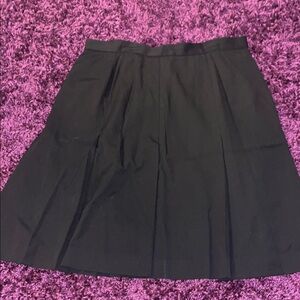 Anne Klein Black Knee-Length A-Line Skirt